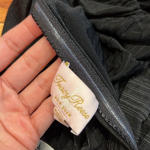 Tracy Reese NYC one shoulder ruched band stretchy black top - Picture 10 of 10